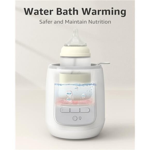 Bottle Warmer 9-in-1 Water Bath Nutri Baby Bottle Warmer Fast & Easy Milk Warmer - Picture 3 of 7